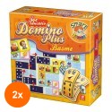Set 2 x Joc Educativ, D-Toys, Domino Plus, 28 Piese