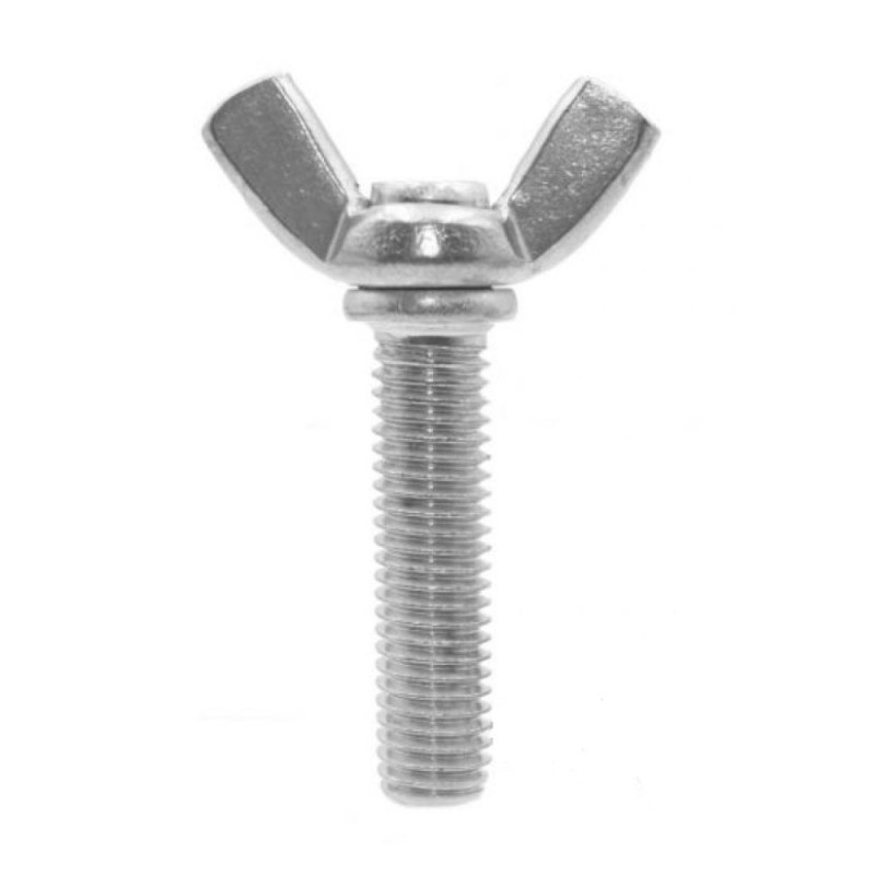 Viti A Pollice Arricciate A2 Acciaio Inox, Metriche M2-M10, Vendute Singolarmente