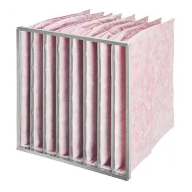 FILTRE DE POCHE VHBW CLASSE F7 POUR CLIMATISATION ET VENTILATION - 28,7 X 59,2 X 60 CM - 3 POCHES, ROSE
