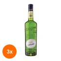 Set 3 x Lichior de Pepene Verde, Giffard, 20% Alcool, 0.7 l