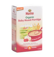 Musli Organic Eco, Holle Baby, cu Fulgi Integrali de Grau, 250 g