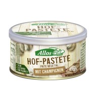 Pate Vegetal cu Ciuperci Eco, Allos, 125 g