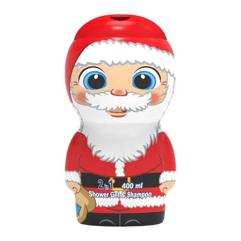 Sampon si Gel de Dus, Air Val My Santa Claus, Figurina 2D, 400 ml