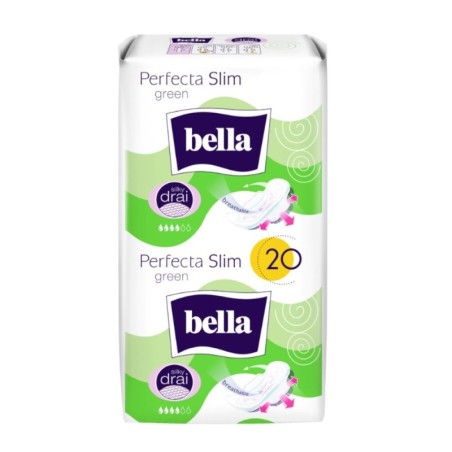 Absorbante Bella Perfecta Slim Green Silk Drai, 20 Bucati...