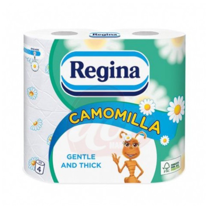 Hartie Igienica Regina, Camomilla, 4 Role