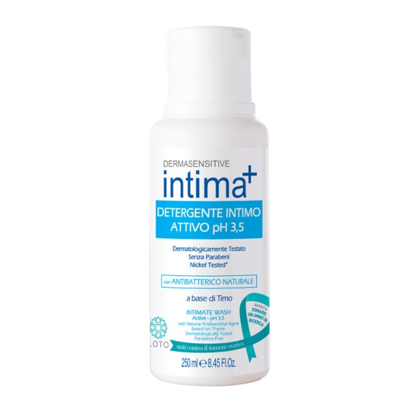 Sapun Intim, Intima Plus, Ph 3.5, cu Ulei Esential de Cimbru, Antibacterian, 250 ml