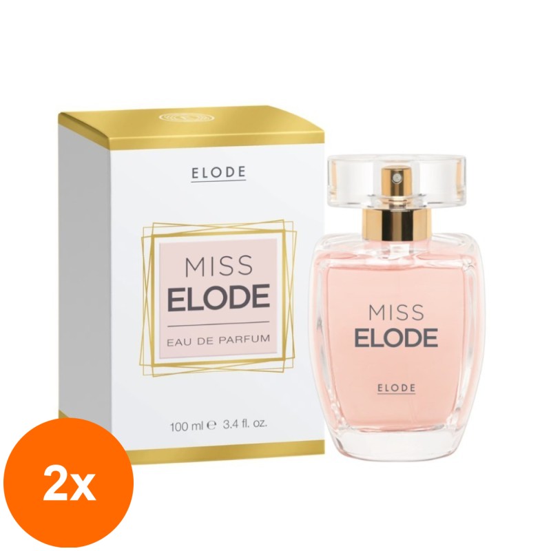 Set 2 x Apa de Parfum Elode Miss Elode, 100 ml
