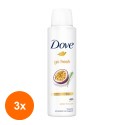 Set 3 x Deodorant Spray Dove, Passion Fruit, 150 ml