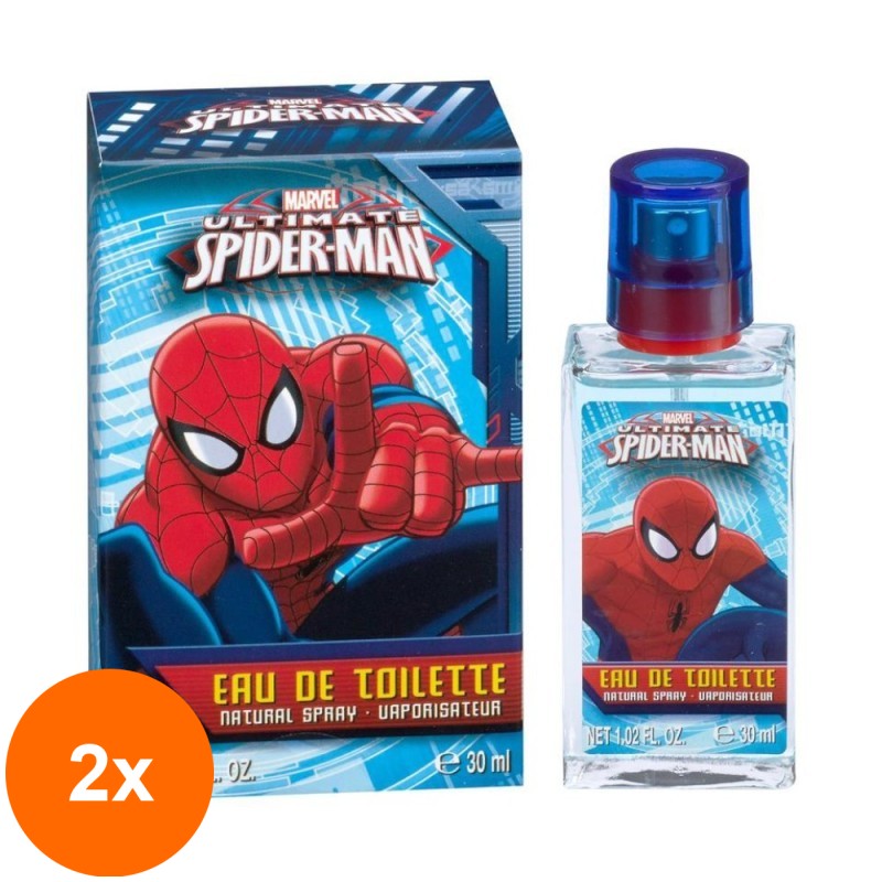 Set 2 x Apa de Toaleta Air Val, Spiderman, 30 ml