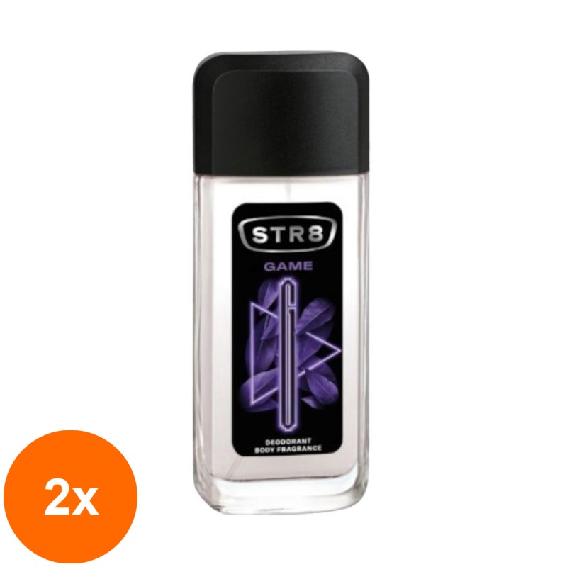 Set 2 x Parfum pentru Corp, STR8 Game, 85 ml