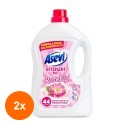 Set 2 x Detergent de Rufe Asevi Rosehip, 2.4 l, 44 Spalari