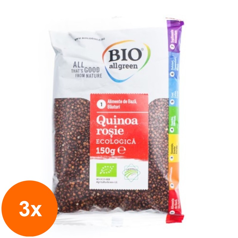 Set 3 x Quinoa Rosie Eco, Bio All Green, 150 g