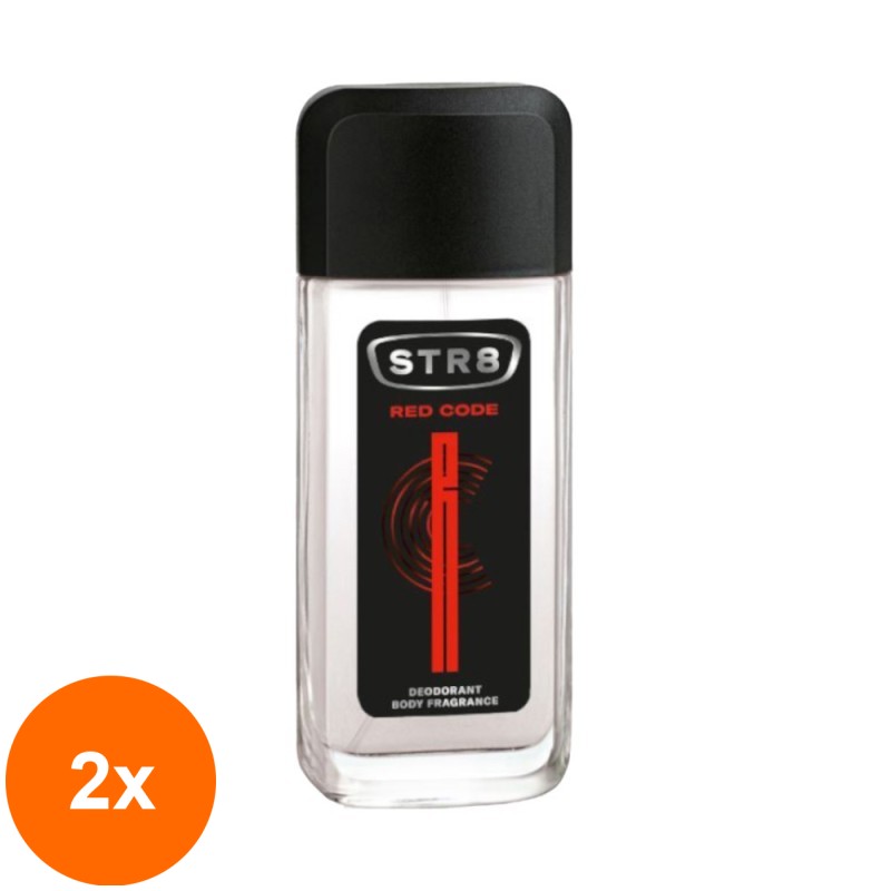 Set 2 x Parfum pentru Corp, STR8 Red Code, 85 ml