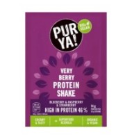 Shake Proteic Bio, Pur Ya, cu Fructe Negre si Acerola, 46% Proteine, 30 g