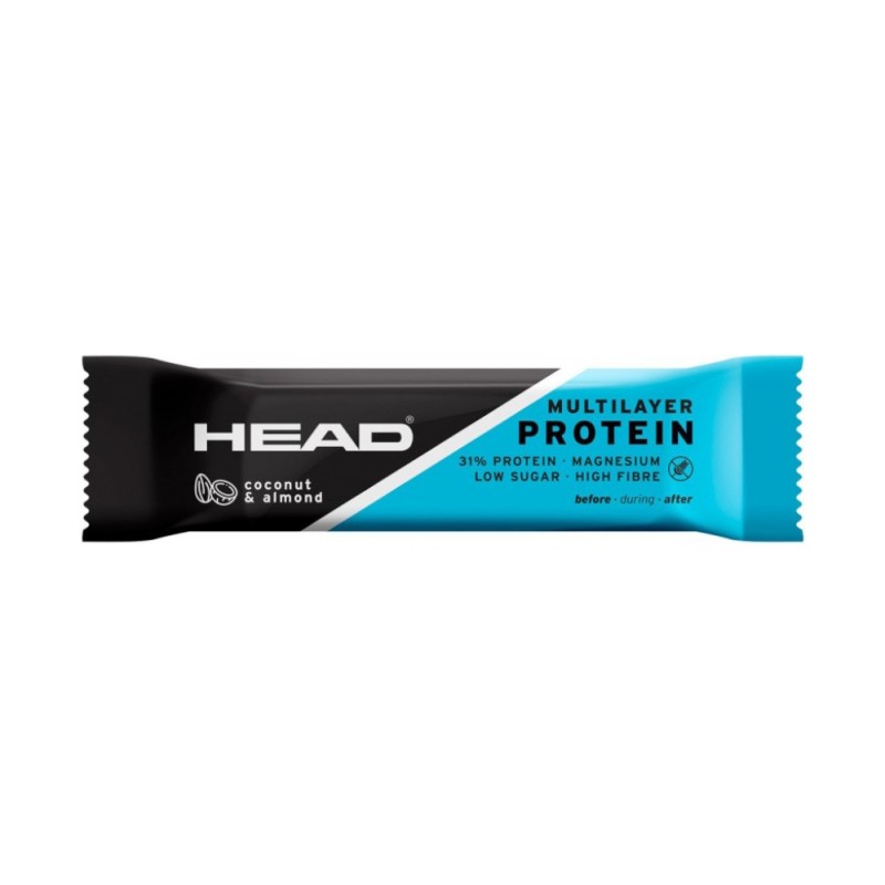 Baton Proteic, Maxsport, cu Caramel, Cocos si Migdale in Ciocolata cu Lapte, 31% Proteine, 55 g