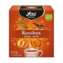 Ceai Bio, Yogi Tea, cu Rooibos, Portocale si Vanilie, 12 Plicuri, 24 g