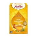 Ceai Bio, Yogi Tea, Pure Happiness, cu Ulei Esential, 17 Plicuri, 37.4 g