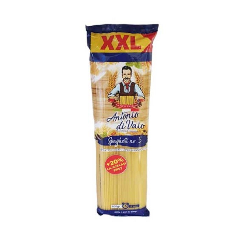 Paste Antonio Di Vaio, Spaghetti Grau Dur xxl 600 g