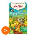 Set 2 x Ceai Bio, Yogi Tea, Happy Nature, 32.3 g