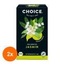 Set 2 x Ceai Verde Bio, Yogi Tea, Jasmin, 20 Plicuri x 1.5 g