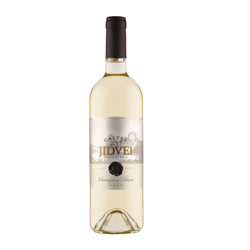 Vin Jidvei Castel Sauvignon Blanc, Alb Demisec, 0.75 l