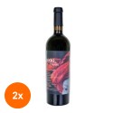 Set 2 x Vin 1000 de Chipuri, Feteasca Neagra, Rosu Sec, 0.75 l