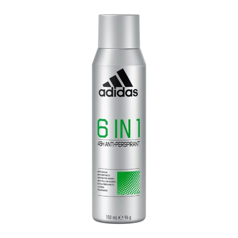 Deodorant Spray Adidas, 6In1, Barbati, 150 ml