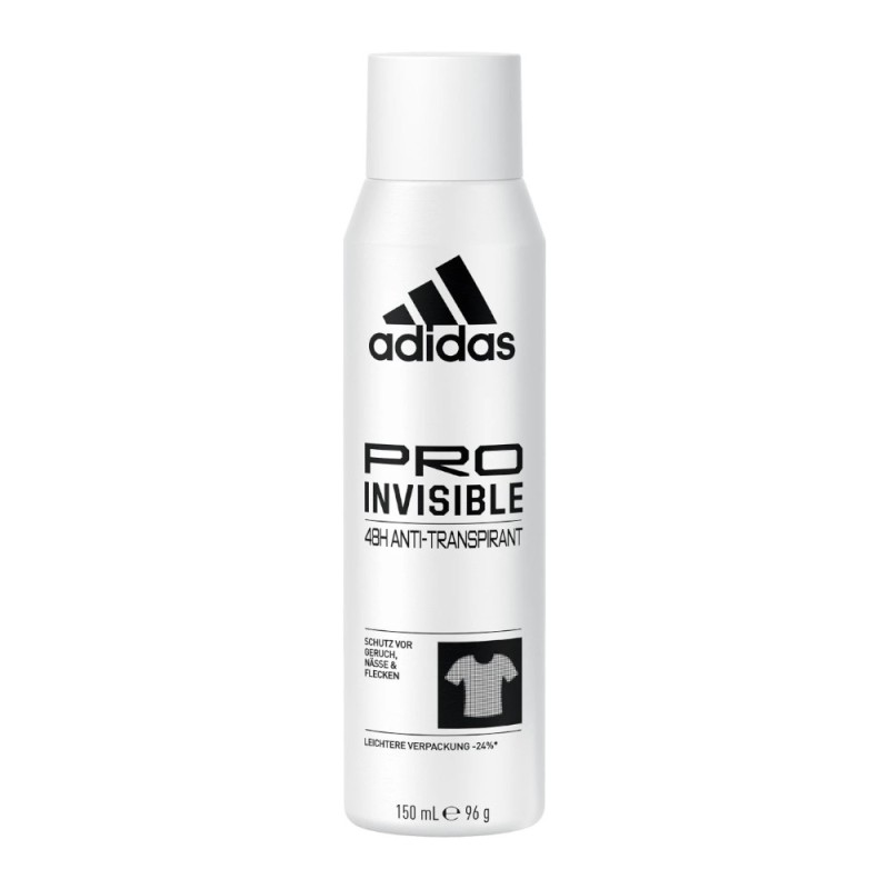 Deodorant Spray, Pro Invisible, Adidas, Femei, 150 ml