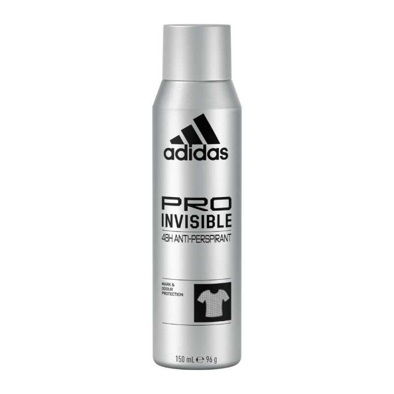 Deodorant Spray Adidas, Pro Invisible, Barbati, 150 ml