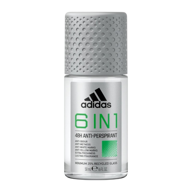 Deodorant Roll-on Adidas, 6In1, Barbati, 50 ml