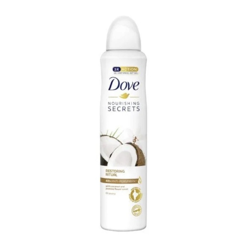 Deodorant Spray, Dove Restoring Ritual, Cocos si Iasomie, 250 ml