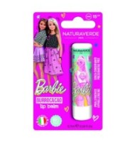 Balsam de Buze Naturaverde Kids Barbie, SPF15, Capsuni, 5.7 ml