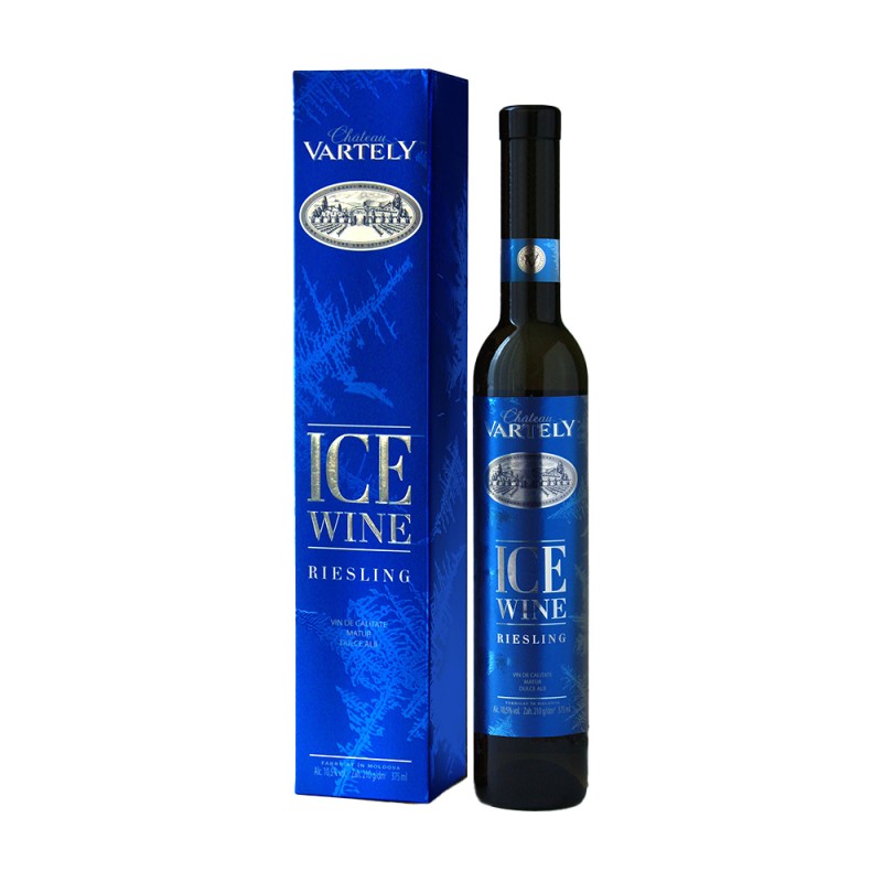 Vin Chateau Vartely Ice Wine, Riesling, Cutie Suvenir, Alb Dulce, 375 ml