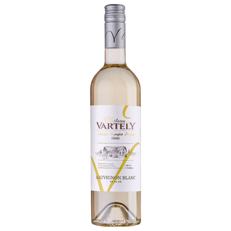 Vin Chateau Vartely Select, Sauvignon Blanc Alb Sec, 0.75 l