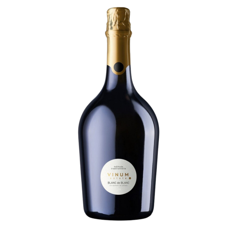 Vin Spumant Vinum Estate Blanc de Blanc, Chardonnay Alb Brut, 0.75 l