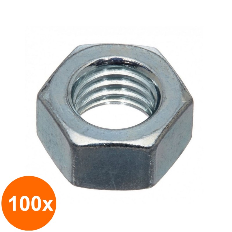 Set 100 x Piulita Hexagonala 934 Inox A4-M10