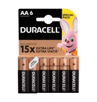Baterii Alcaline AA, R6, Duracell Basic, Blister 6 Baterii