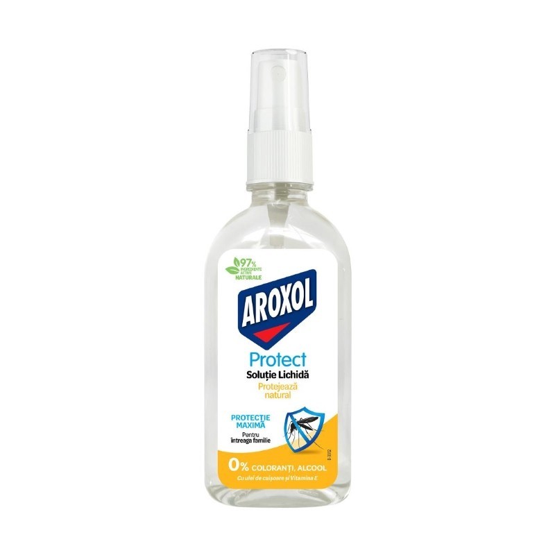Solutie Lichida Aroxol Protect Impotriva Tantarilor, 85 ml