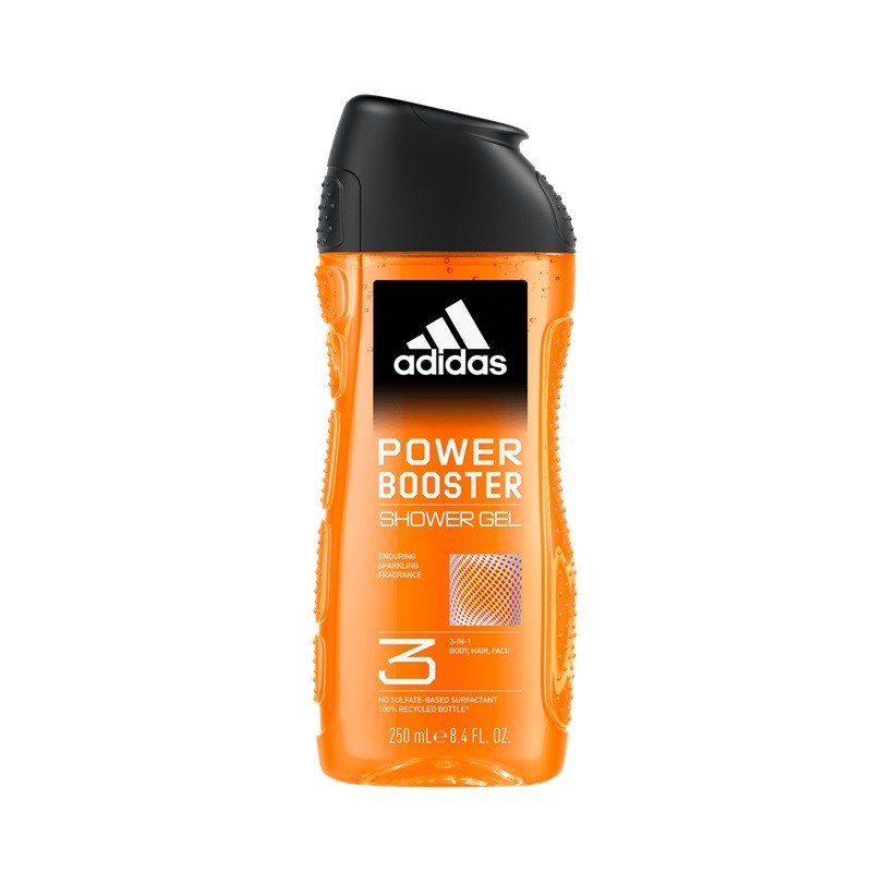 Gel de Dus Adidas, Power Booster, Barbati, 250 ml