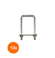 Set 10 x Brida Otel Rotund,...