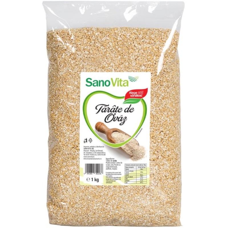 Tarate de Ovaz, Sanovita,1 kg