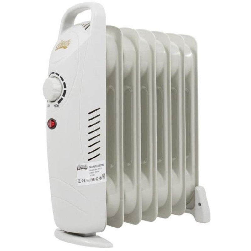Mini Calorifer Electric cu Ulei Victronic, 6 Elementi, 800 W, Radiator ...