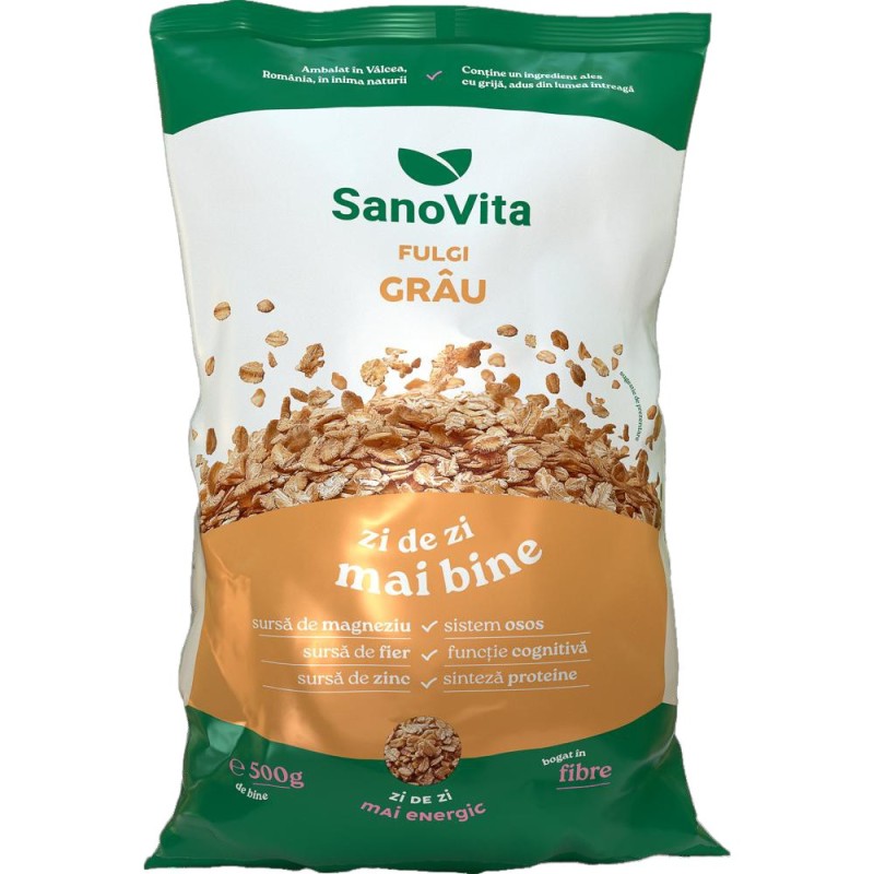 Fulgi de Grau, Sanovita, 500 g