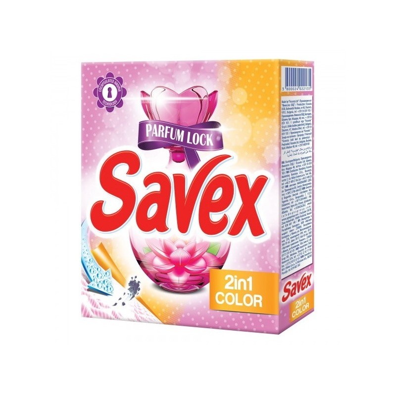Detergent Automat Savex 2 In 1 Color, 3 Spalari, 300 g