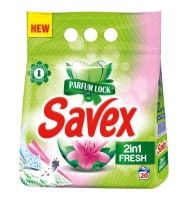 Detergent Automat Savex 2 Kg, 20 Spalari, 2 In 1 Fresh