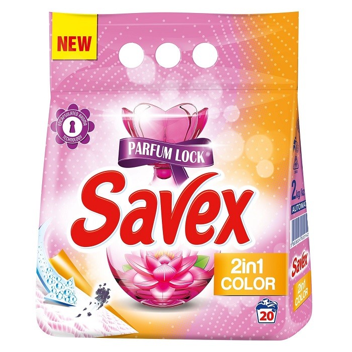Detergent Automat Savex 2 Kg, 2 In 1 Color title=Detergent Automat Savex 2 Kg, 2 In 1 Color