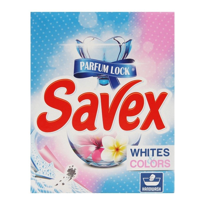 Detergent Automat Savex 400 g, 4 Spalari, Whites&Colors