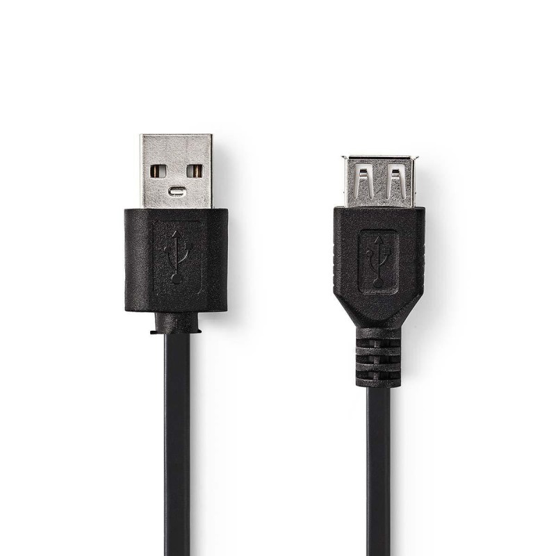 Cablu Prelungire USB 1.1 USB A Tata - USB A Mama, 1.8m, Set 6 Blistere, Well