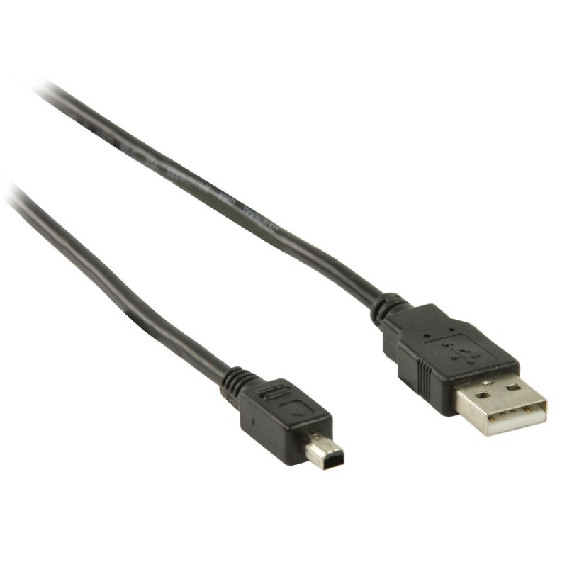 Cablu USB 2.0 A Tata - USB Mini-B 4pini Tata, 1.8m, Set 6 Blistere, Well