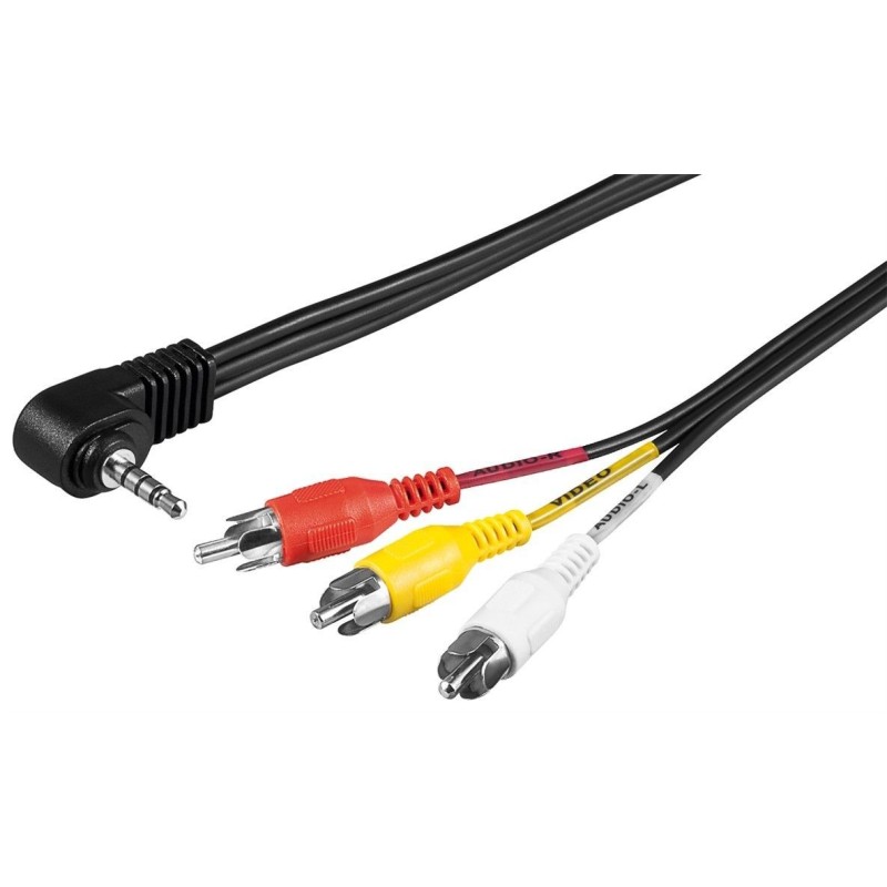 Cablu Audio Video Jack 4p 3.5mm Tata - 3 x RCA Tata, 1.5m